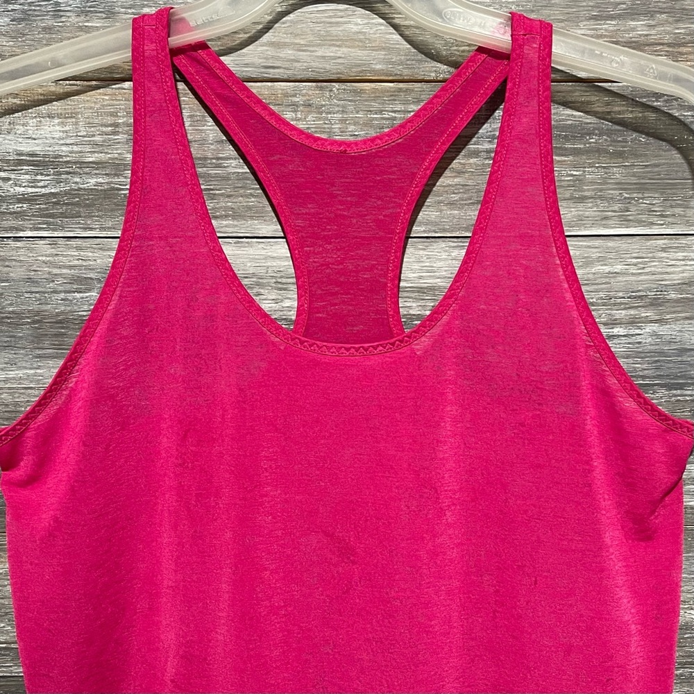 Brooks Pink Lightweight Athletic Tank Top Size Medium